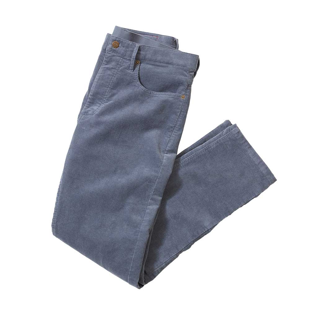 Men's 5 Pocket Flex Terry Athletic Fit Pant - Faded Navy