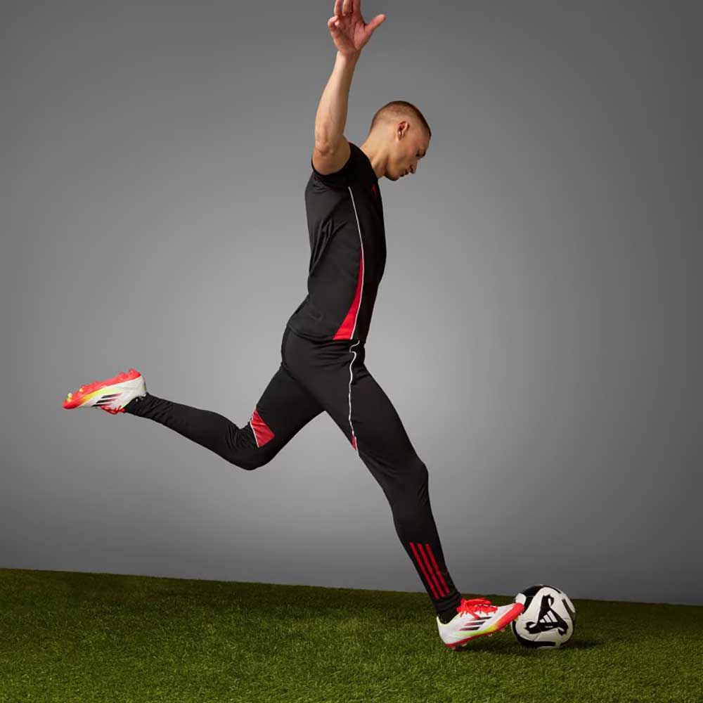 Men's F50 League FG Soccer Cleat - Cloud White/Core Black/Solar Yellow - Regular (D)