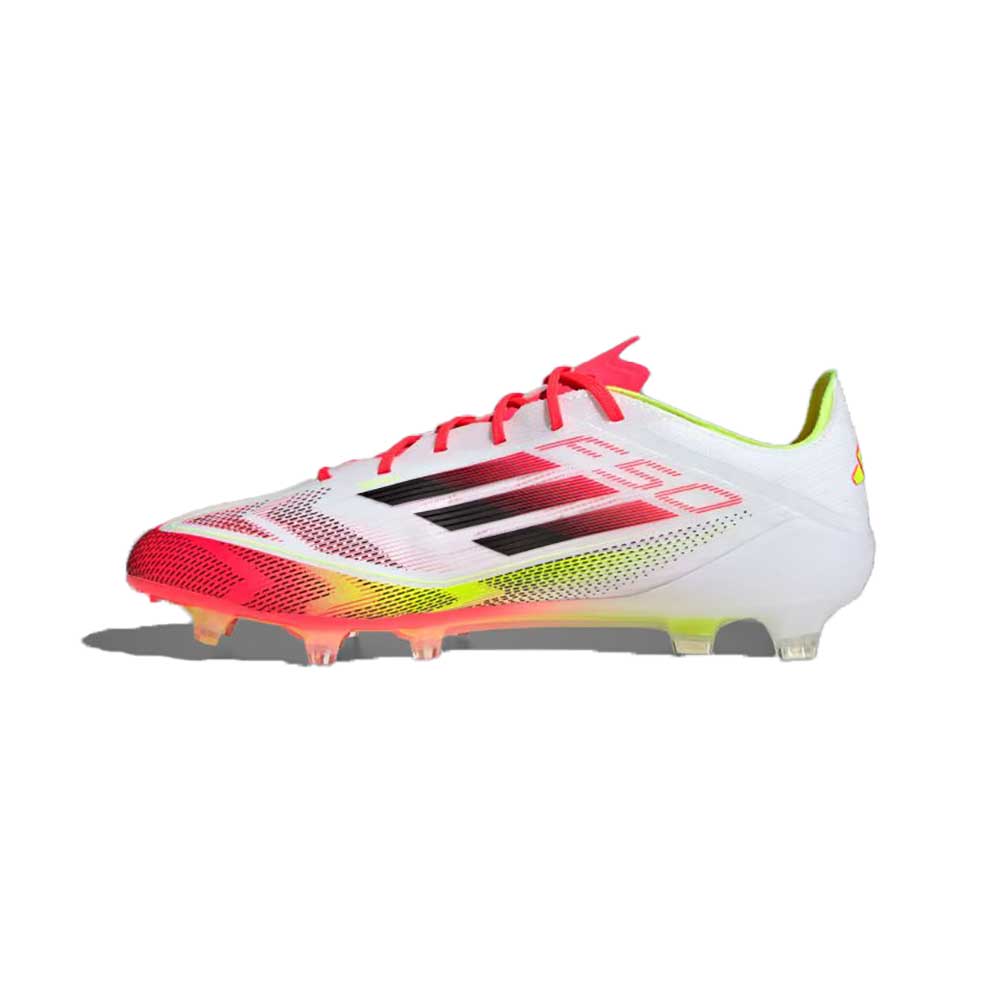 Men's F50 League FG Soccer Cleat - Cloud White/Core Black/Solar Yellow - Regular (D)