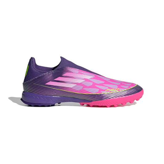 Men's F50 League LL TF Lamine Soccer Shoes - Purple/White - Regular (D)