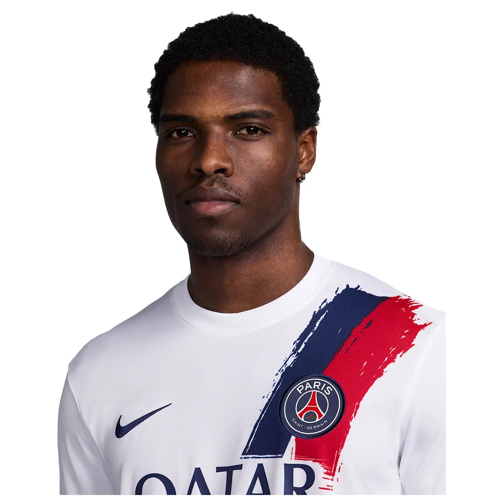 Paris Saint-Germain DF Away Stadium Jersey - White/Midnight Navy