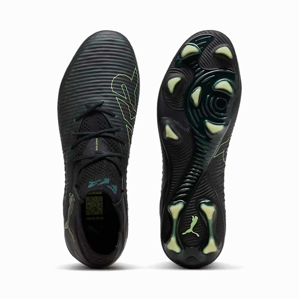 Future 8 Ultimate FG Soccer Cleat - Puma Black/Fizzy Light/Green Terrain - Regular (D)
