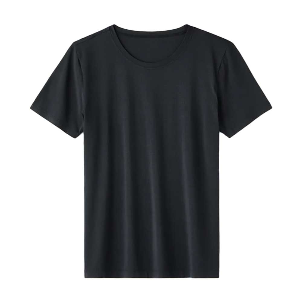 Women's Featherweight Rib Tee - Pure Black