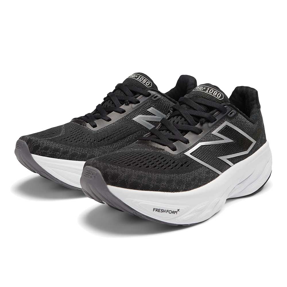 Youth Fresh Foam X 1080 v14 Running Shoe - Black/Magnet - Regular (D)