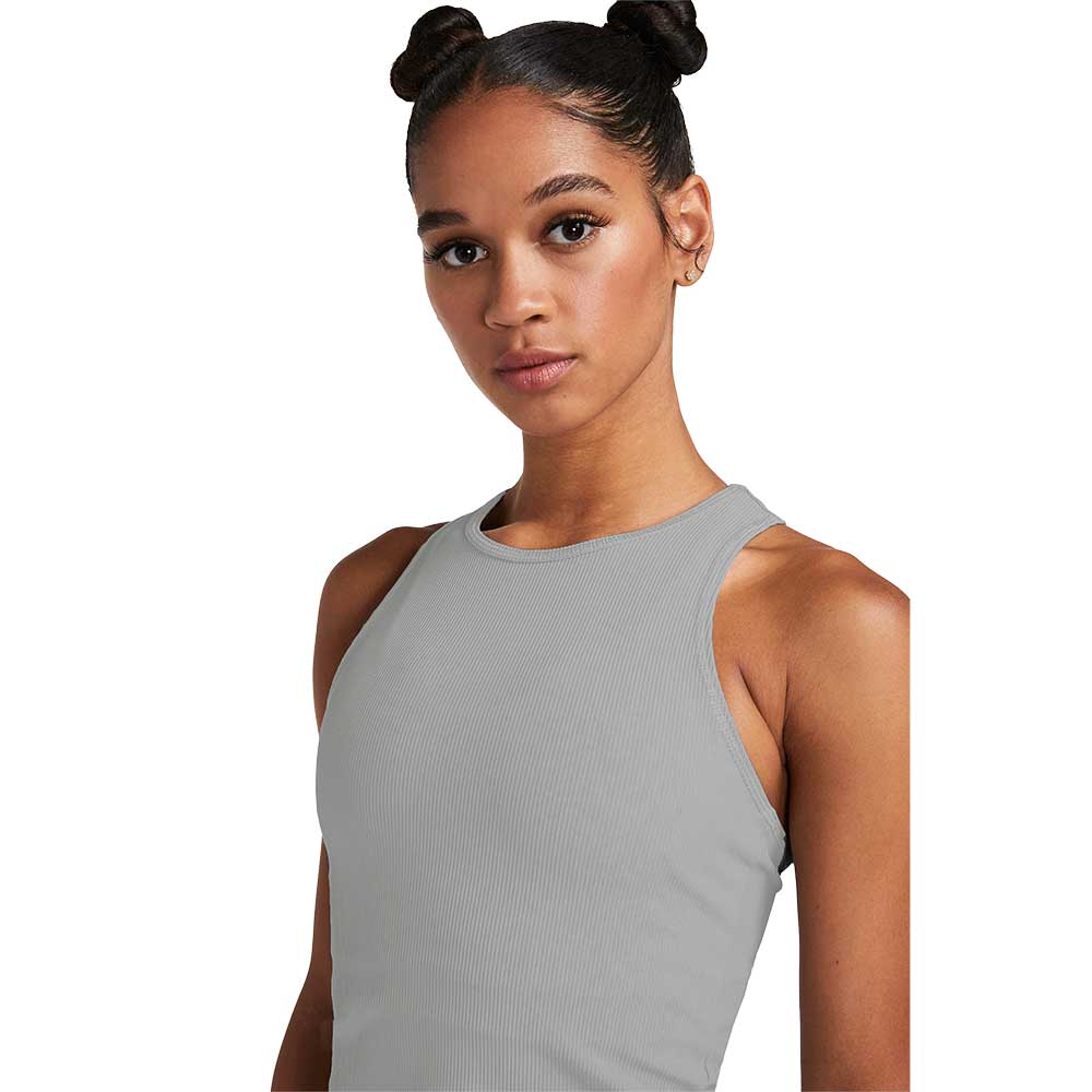 Women's ALRN Rib Crop Tank - Shale