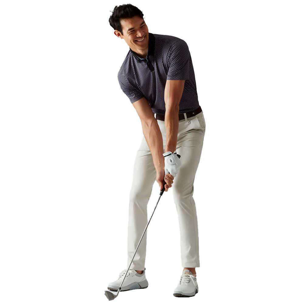 Men's Golf Sport Polo - Black Geo