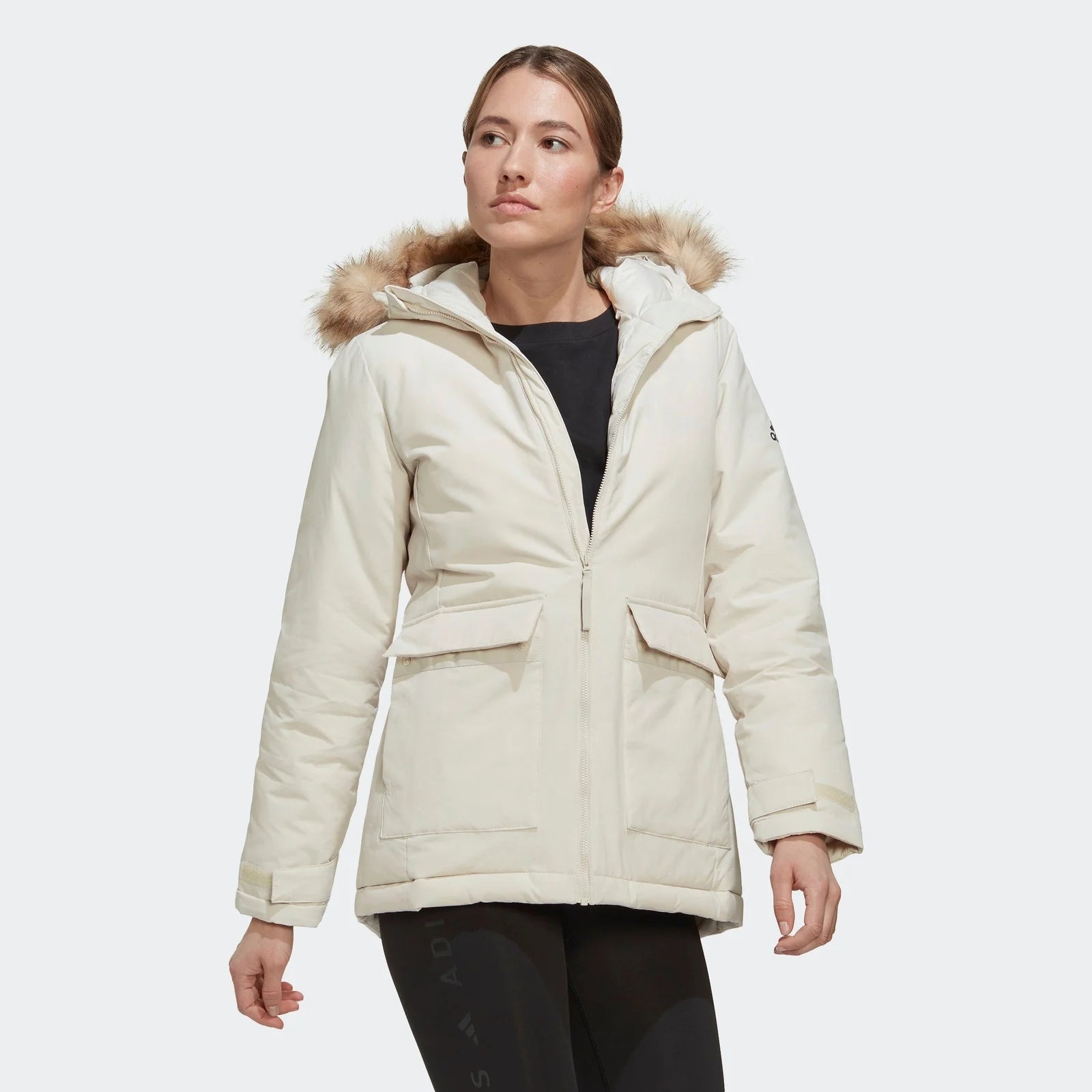 Adidas parka jacket womens on sale