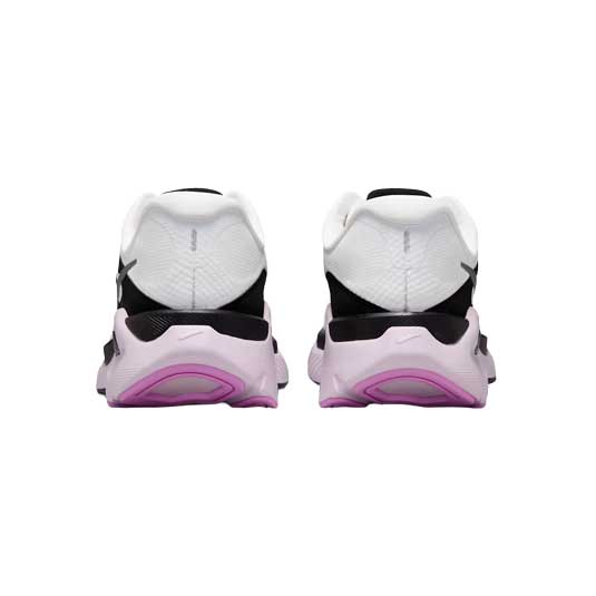 Women's Nike Structure Plus Running Shoe - White/Metallic Silver/Black - Regular (B)