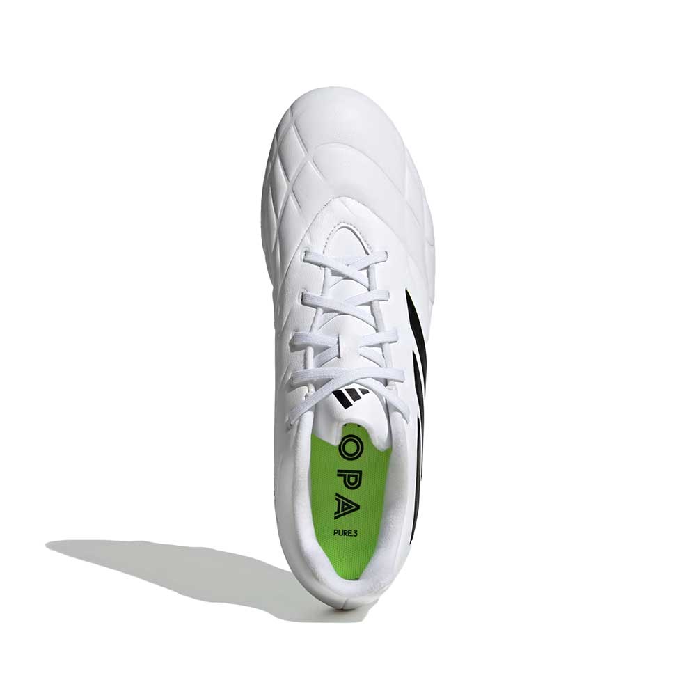 Unisex adidas Copa Pure.3 FG Soccer Shoe - Ftwwht,Cblack,Luclem - Regular (D)