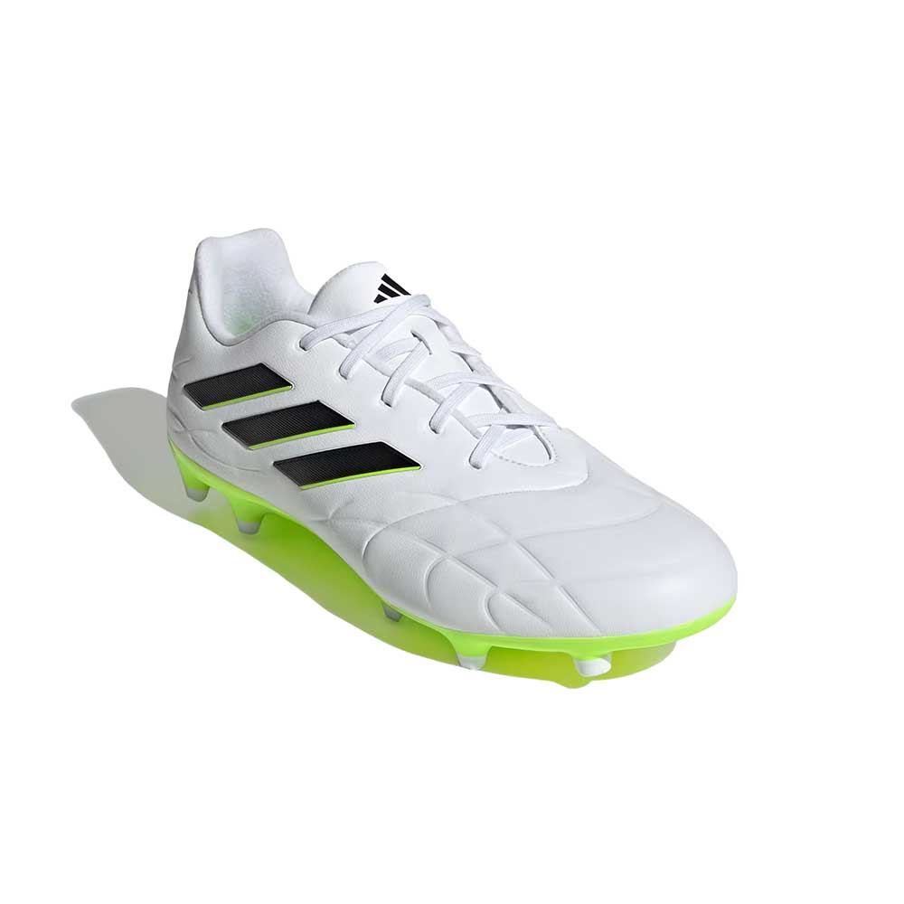 Unisex adidas Copa Pure.3 FG Soccer Shoe - Ftwwht,Cblack,Luclem - Regular (D)