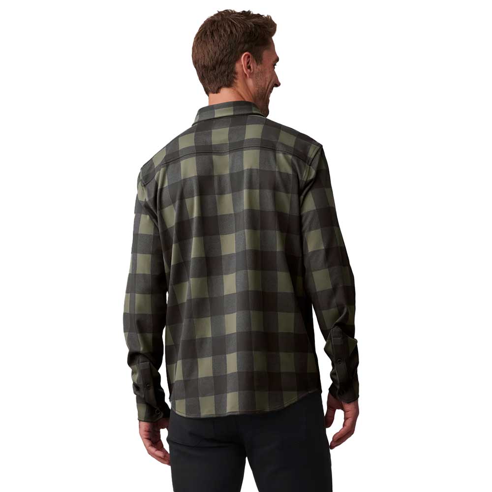 Men's Hardy Flannel Shirt - Lichen Green Buffalo Check