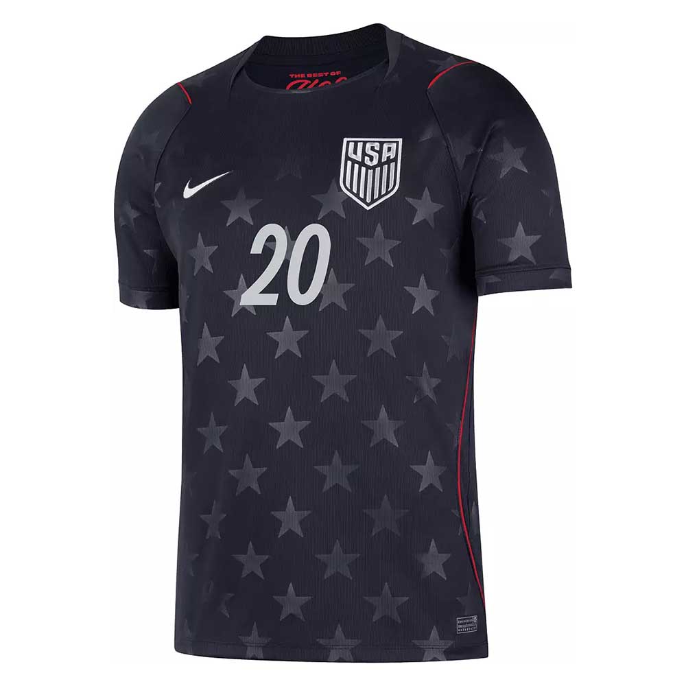 Youth USA DF SS Away Stadium Jersey BALOGUN #20 - Dark Obsidian/Pure Platinum