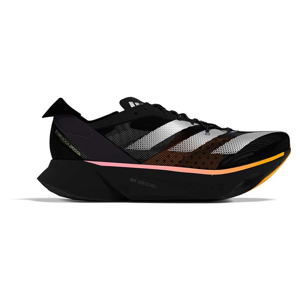 Women's Adizero Adios Pro 3 Running Shoe - Core black/Zero met/Spark –  Gazelle Sports