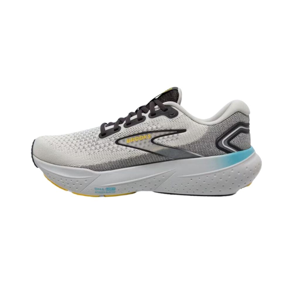 Men's Glycerin 21 Running Shoe - Coconut/Forged Iron/Yellow - Regular (D)