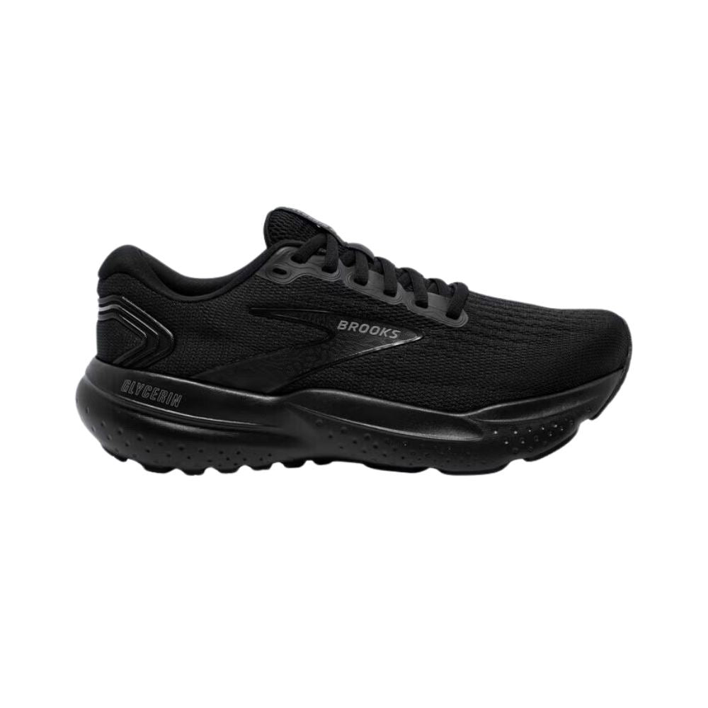 Brooks Ghost 14 Mens Road-Running Shoes - Black/Black/Ebony