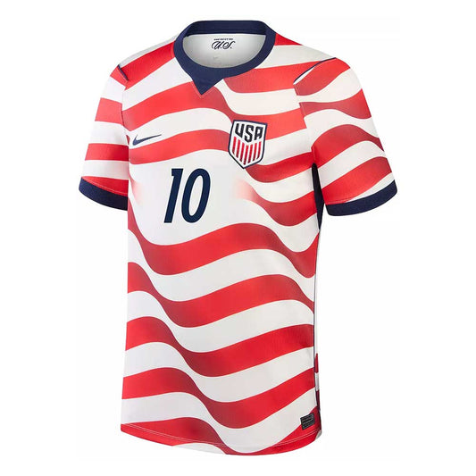 Men's USMNT 2026 Home Jersey PULISIC #10 - Sail/Midnight Navy/Midnight Navy