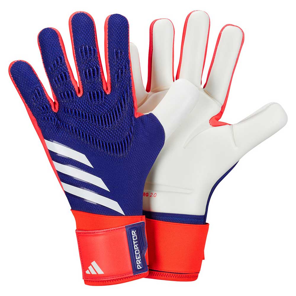 Men's Predator GL Com Goalkeeper Glove Lucid Blue/Solar Red/White