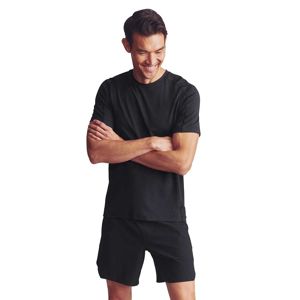 Men's Invictus Training Short Sleeve - Black