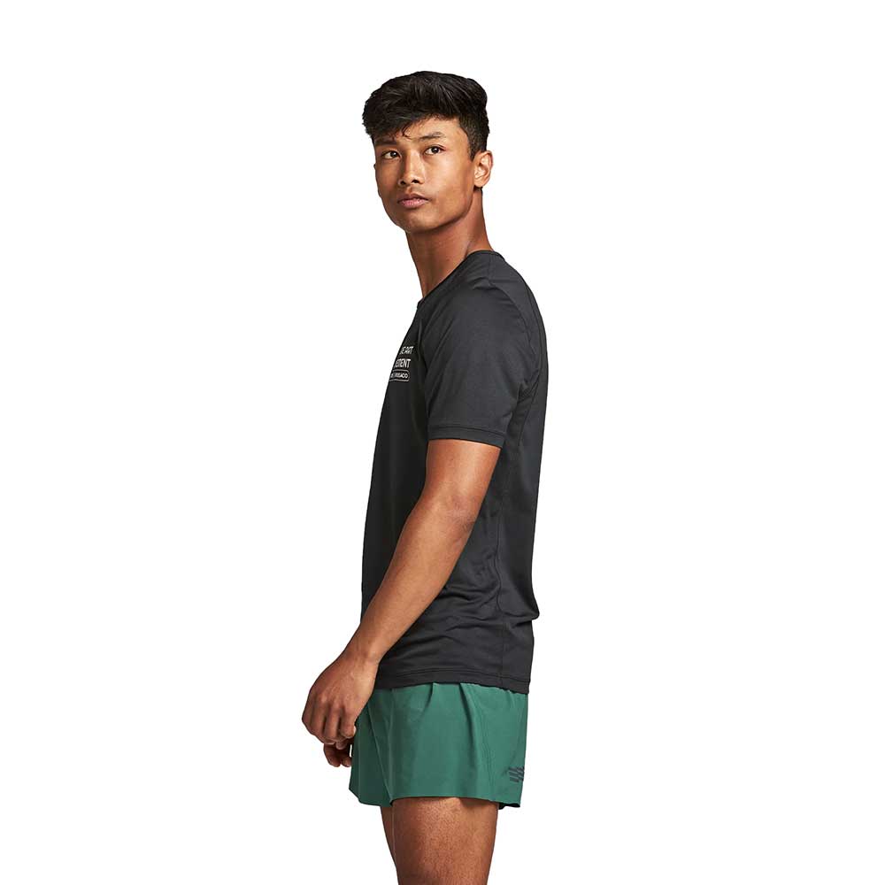 Men's Run All Day Tee - Midnight Waterscape