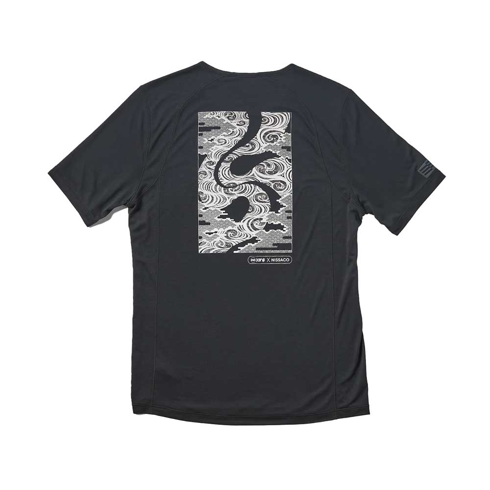 Men's Run All Day Tee - Midnight Waterscape