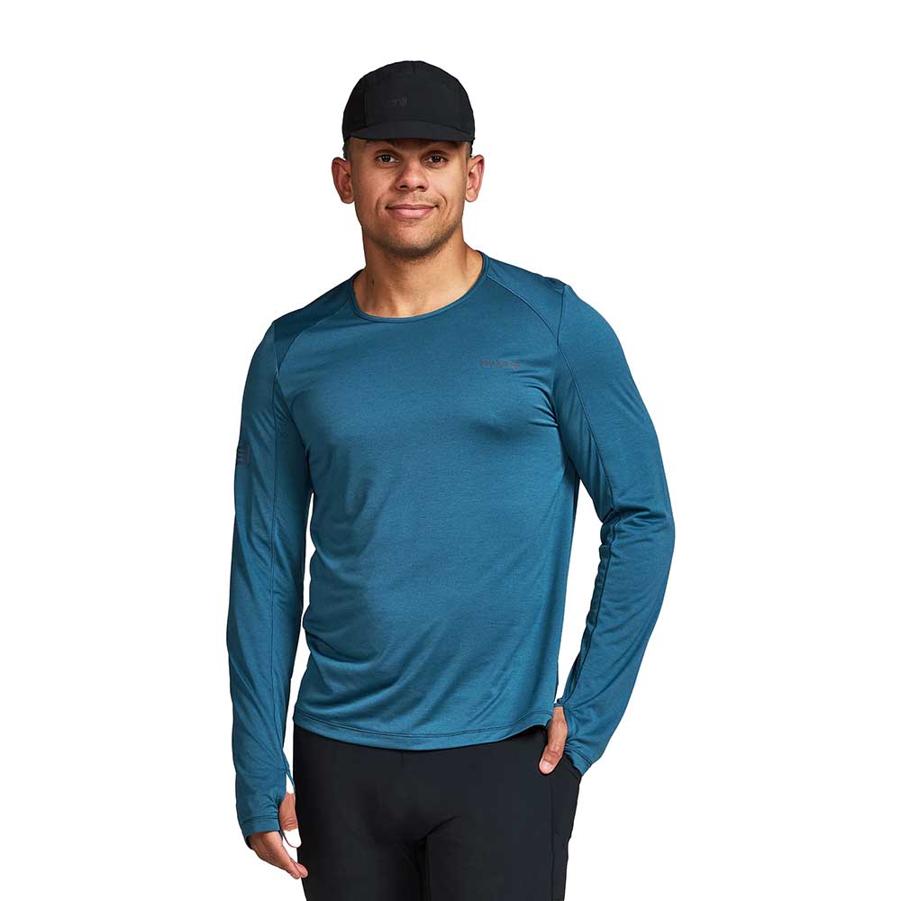 Men's Run All Day Long Sleeve - Cascade