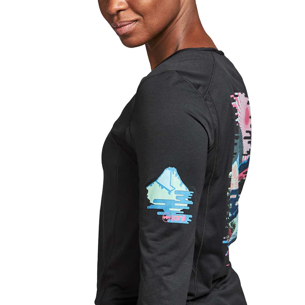 Women's Run All Day Tech Long Sleeve - Midnight Mountain