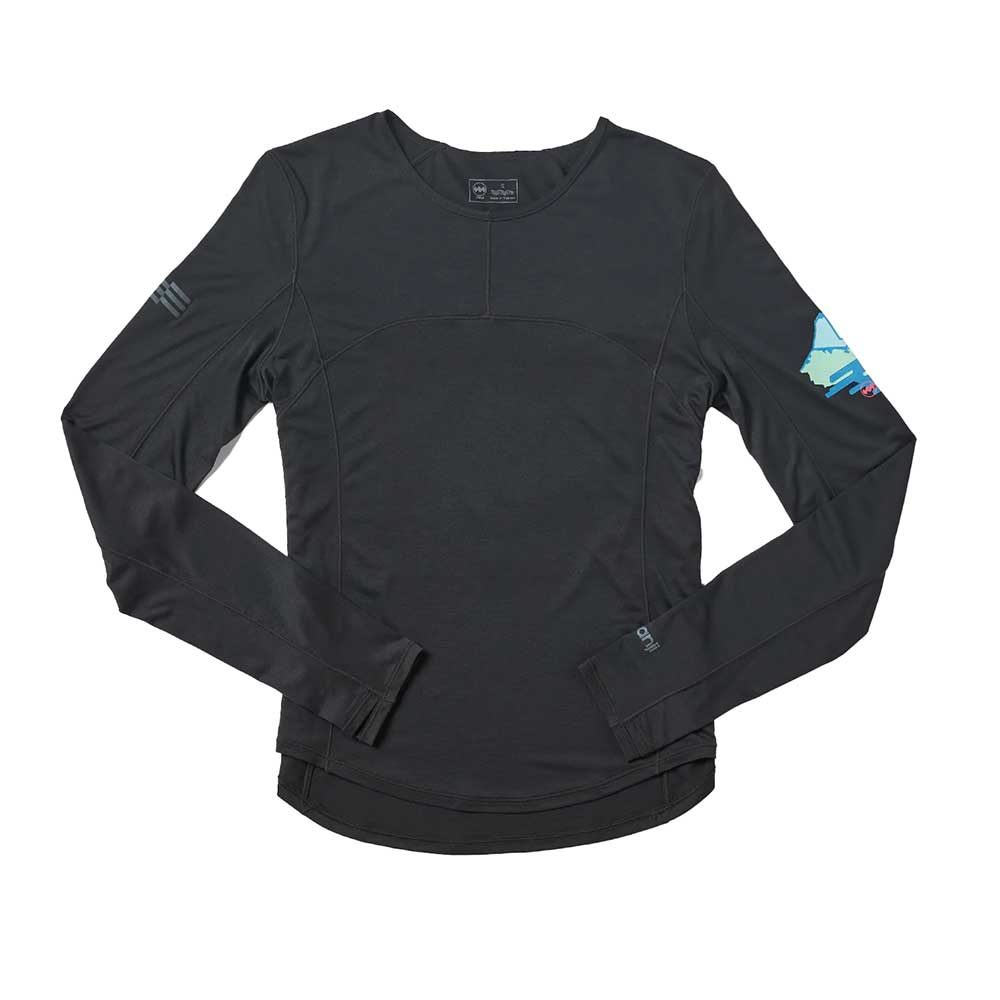 Women's Run All Day Tech Long Sleeve - Midnight Mountain