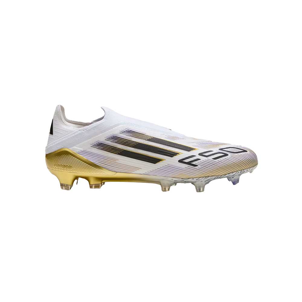 F50 Elite LL FG - Cloud White/Core Black/Gold Metallic