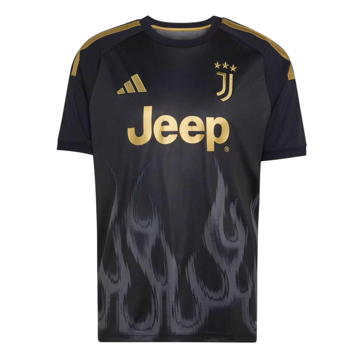 Men's Juventes 3rd Replica Jersey - Black
