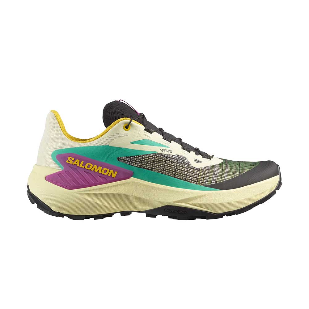 Men's Genesis Running Shoe - Transparent Yellow/Black/Willowherb - Regular (D)