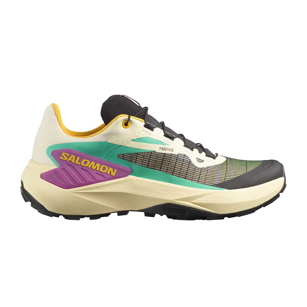 (取寄) サロモン レディース ジェネシス Salomon women Genesis Transparent Yellow/Black/Willowherb Women's Genesis Running Shoe - Transparent Yellow/Black/Willowherb