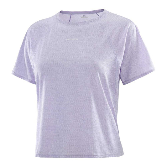Women's SHKout Air Crop Short Sleeve Tee - Cosmic Sky