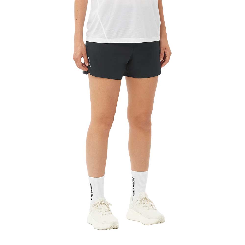 Women's SHKout Shorts 4" - Deep Black