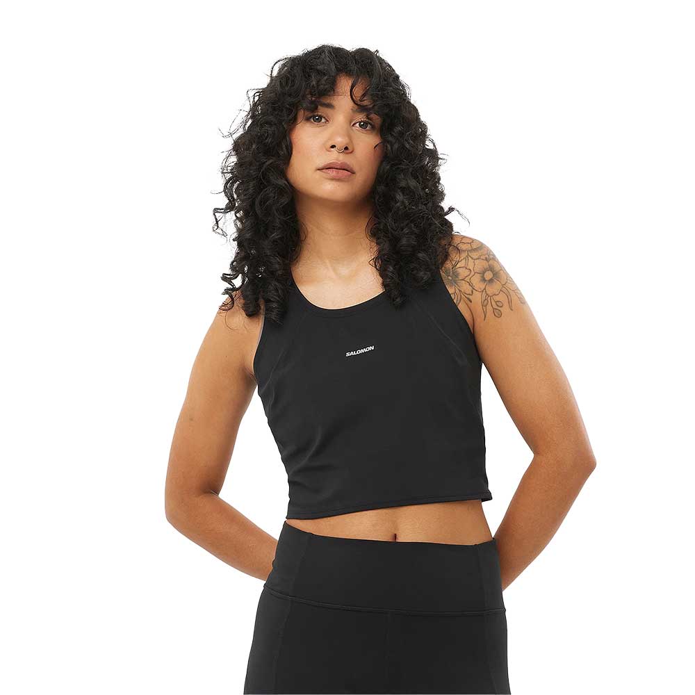 Women's SHKout Bliss Tanklette - Deep Black