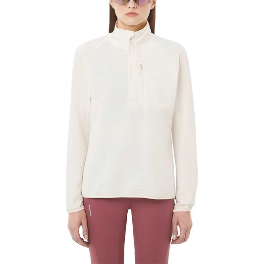 Women's Sntial Lightwarm 1/2 Zip - Whisper White