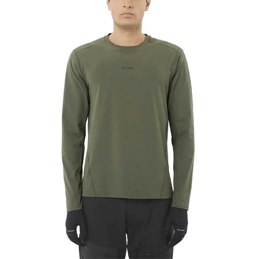 Men's Trackline Long Sleeve Tee - Grape Leaf