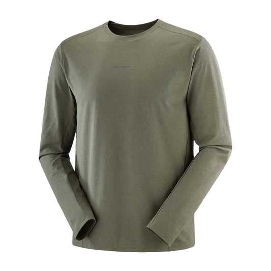 Men's Trackline Long Sleeve Tee - Grape Leaf