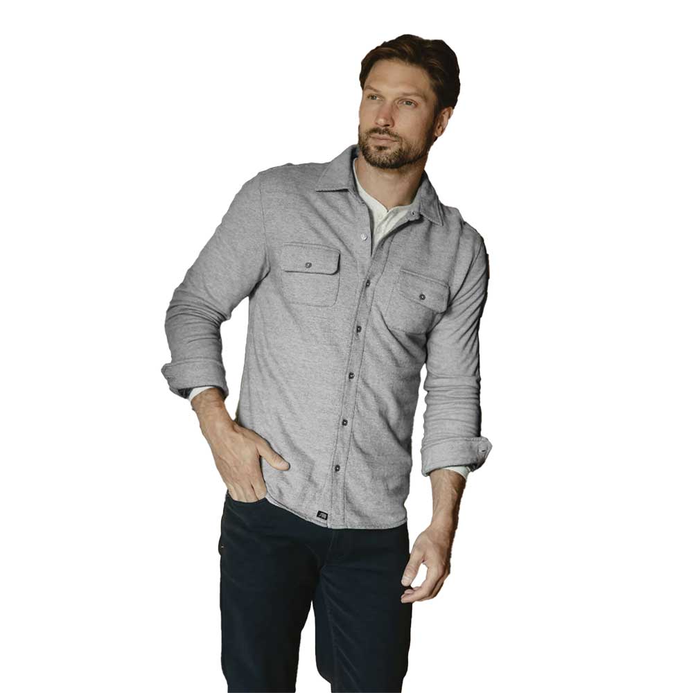 Men's Textured Knit Shirt - Graphite