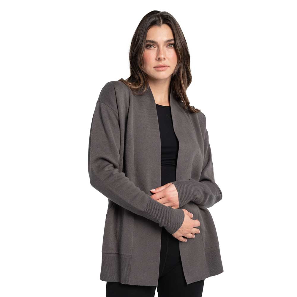 Women's Organic Cotton Cardigan - Magnet