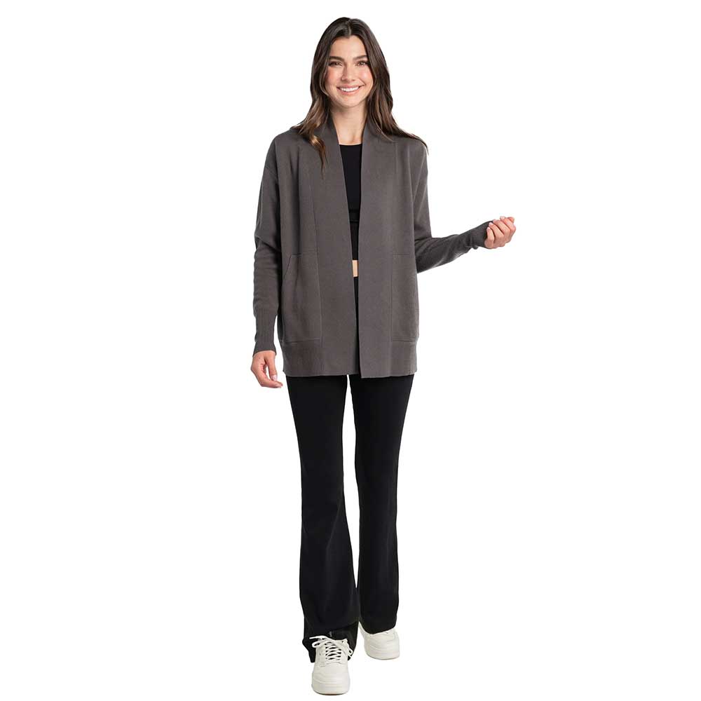 Women's Organic Cotton Cardigan - Magnet