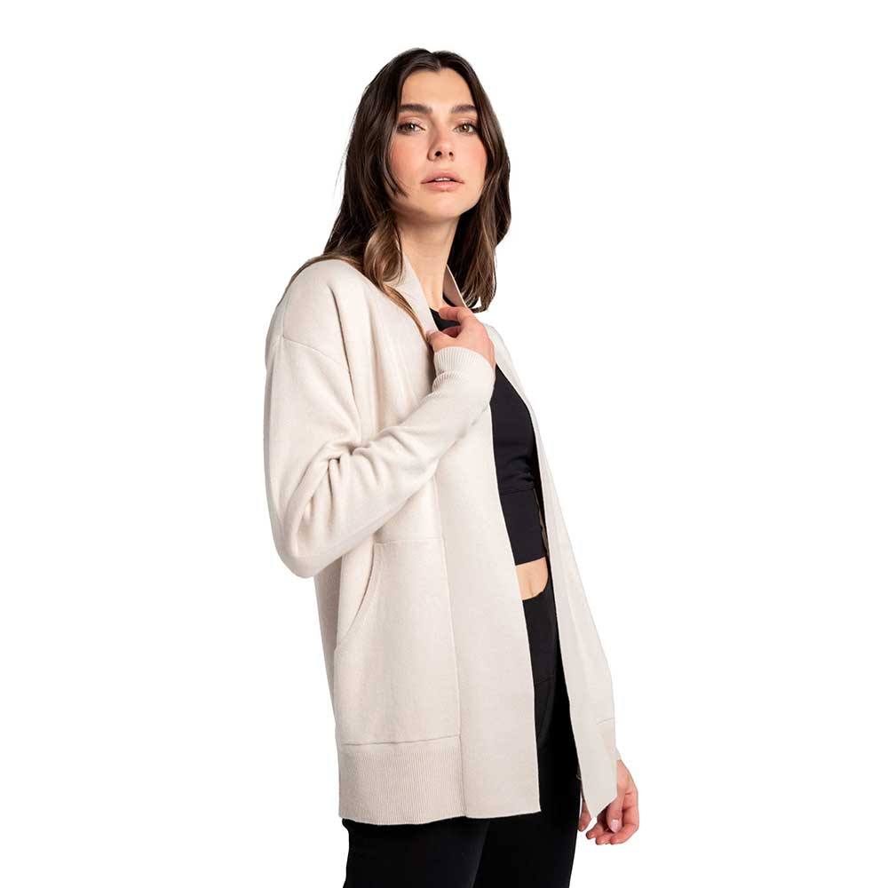 Women's Organic Cotton Cardigan - Abalone