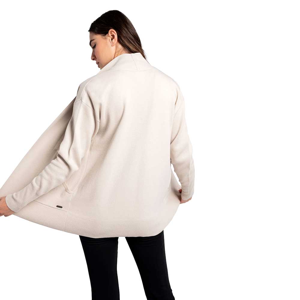 Women's Organic Cotton Cardigan - Abalone