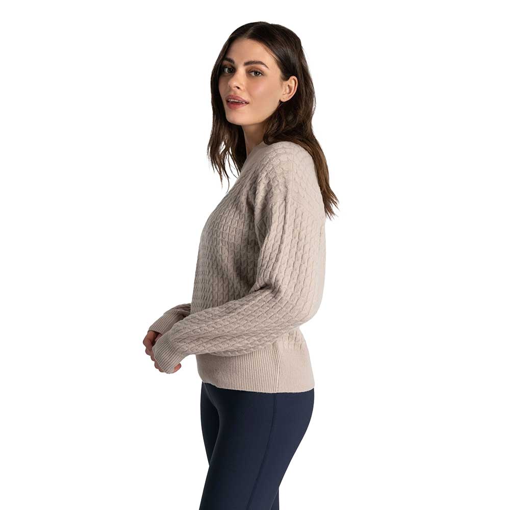 Women's Camille V-neck Sweater - Abalone Heather
