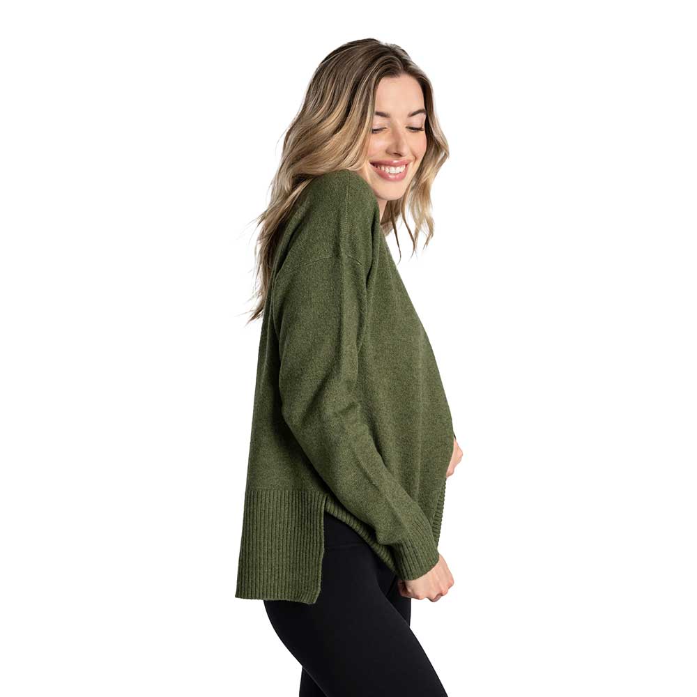 Women's Camille Crew Neck Sweater - Taraggon Heather