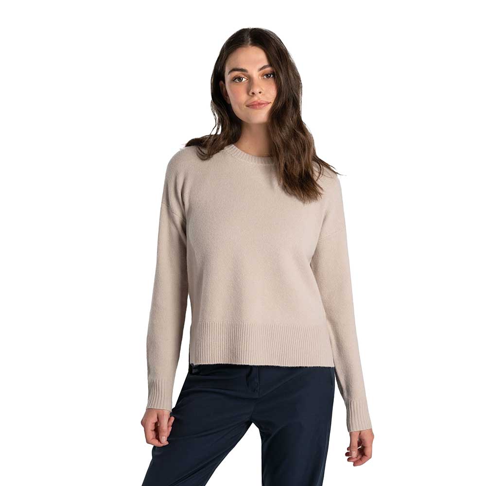 Women s Camille Crew Neck Sweater Abalone Heather