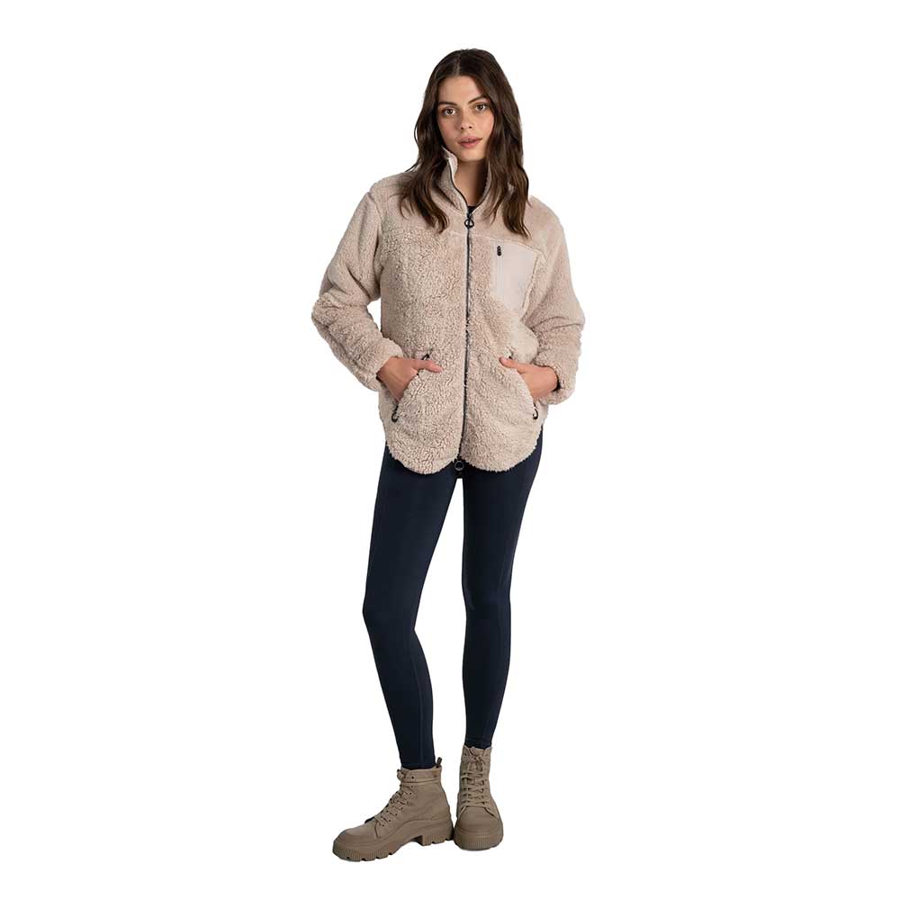 Women's Yana Full Zip Fleece Cardigan- Abalone