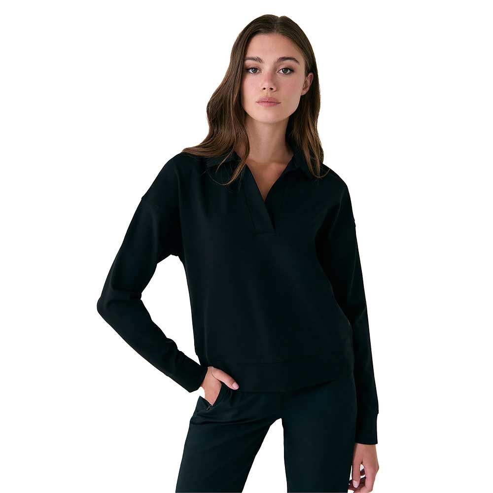 Women's Mindset Polo Top - Black