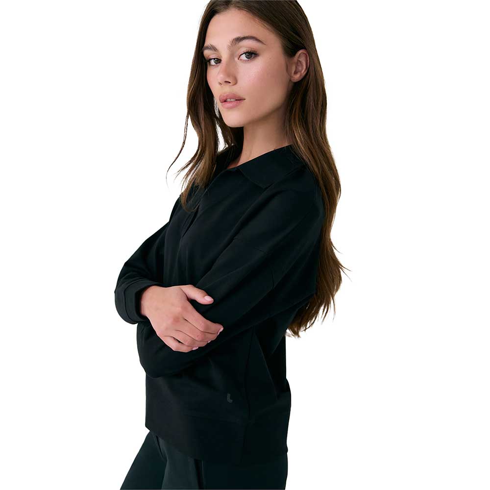 Women's Mindset Polo Top - Black