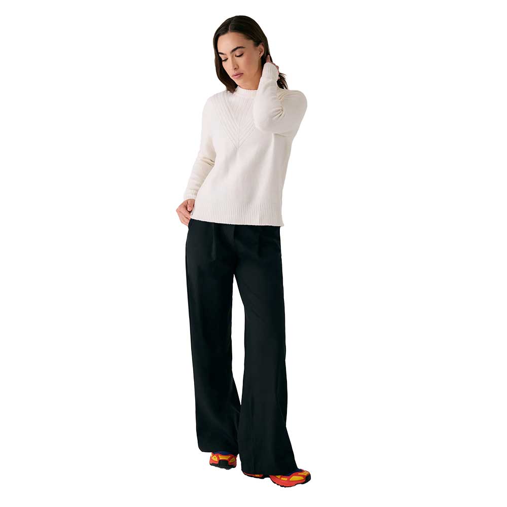 Women's Camila Crew Neck Sweater - Cream Heather