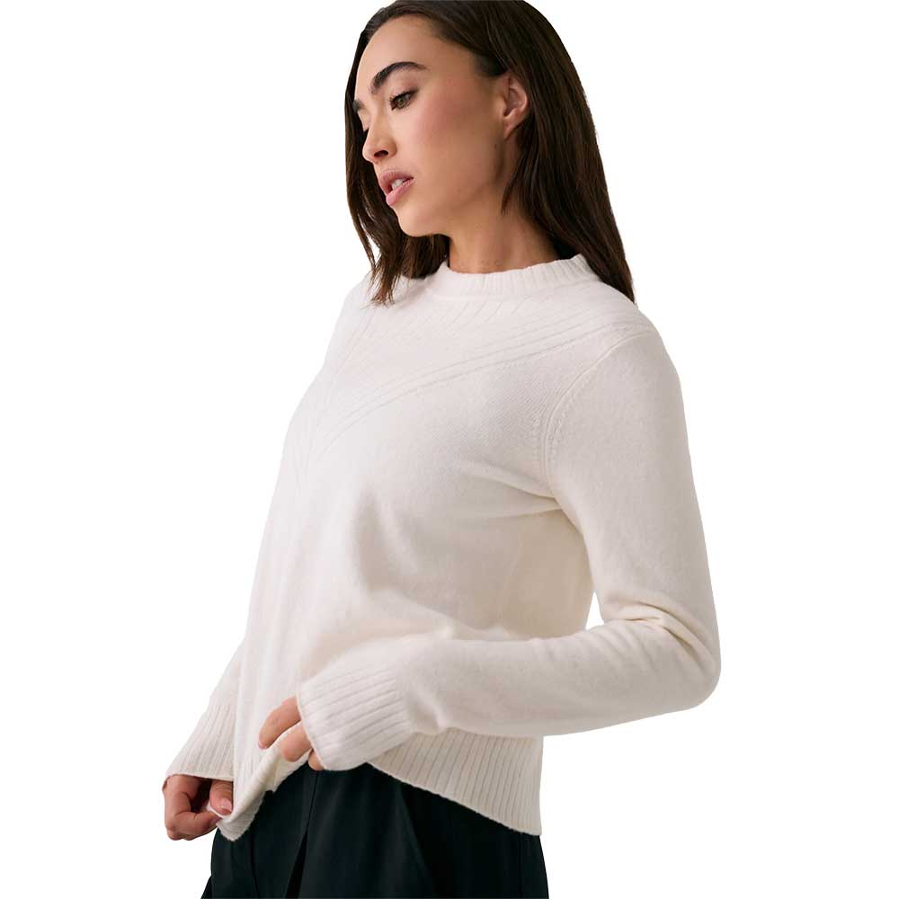 Women's Camila Crew Neck Sweater - Cream Heather